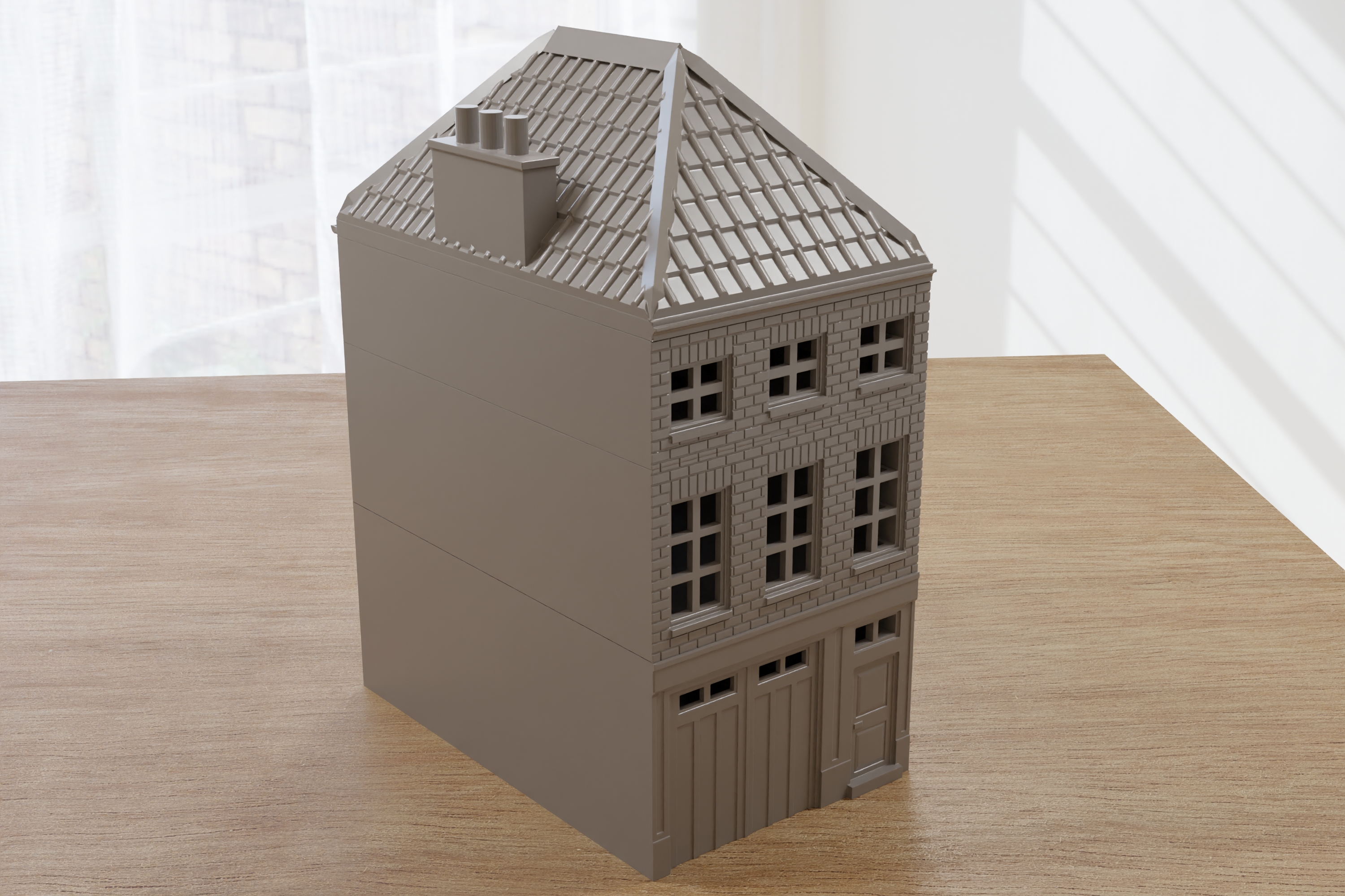 Dutch Row Houses Arnhem DST1 Tabletop Wargaming Terrain